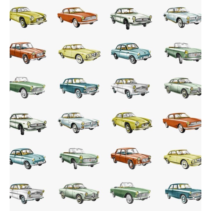Papel pintado coches vintage para habitaciones infantiles - Willys Overland 7358