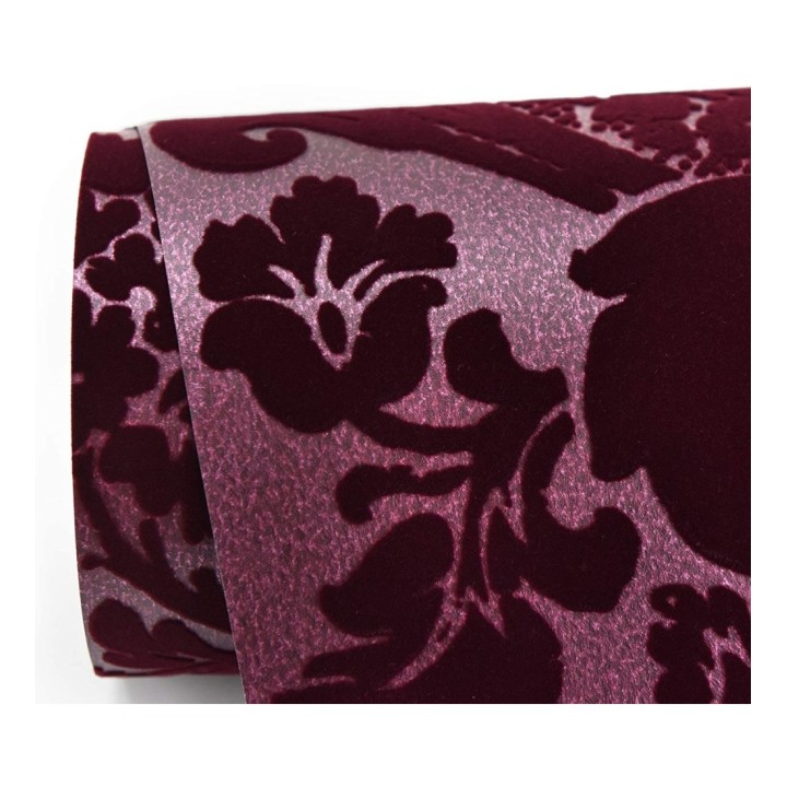 Papel pintado damasco de terciopelo en relieve - Adagio 679505