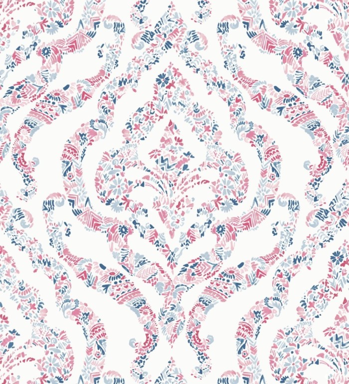 Papel pintado damasco moderno estilo inglés - Spring hall 679518