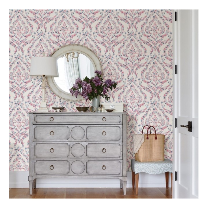 Papel pintado damasco moderno estilo inglés - Spring hall 679518