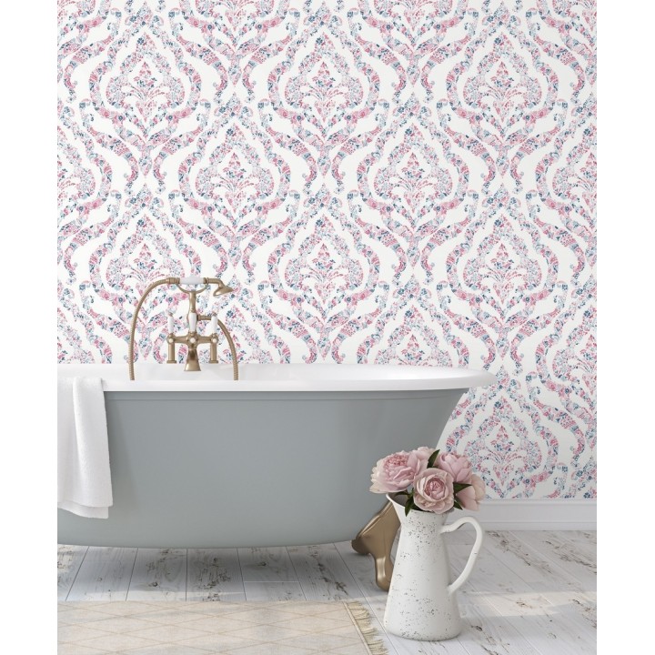 Papel pintado damasco moderno estilo inglés - Spring hall 679518