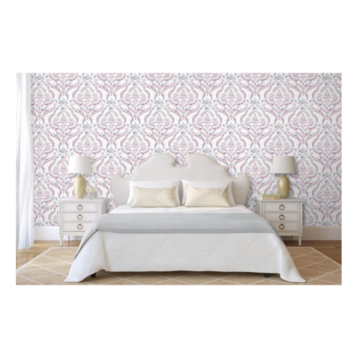 Papel pintado damasco moderno estilo inglés - Spring hall 679518