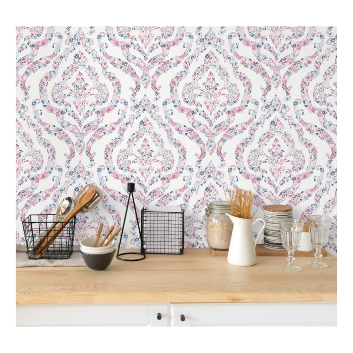 Papel pintado damasco moderno estilo inglés - Spring hall 679518