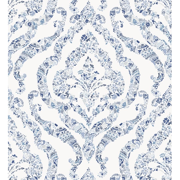 Papel pintado damasco moderno estilo inglés - Spring hall 679521