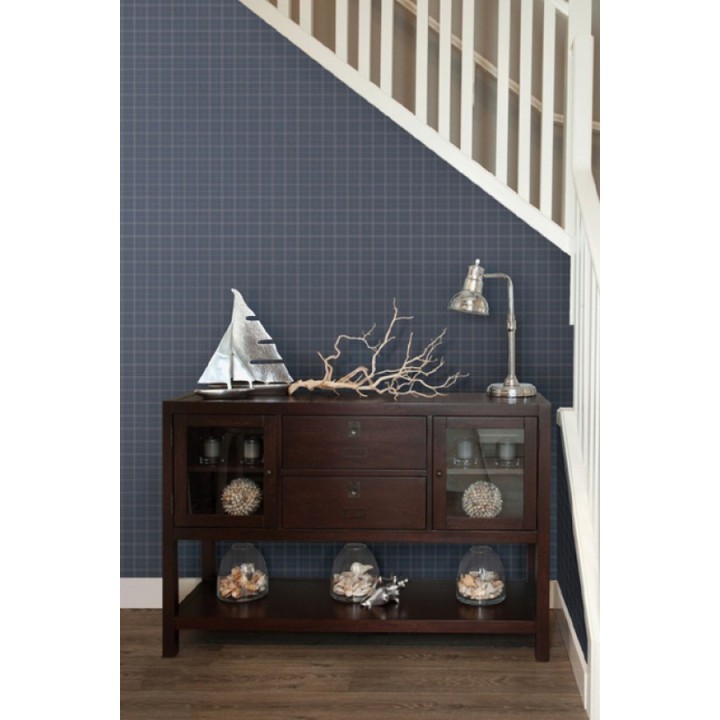 Papel pintado cuadros de estilo marinero - Parker 7383