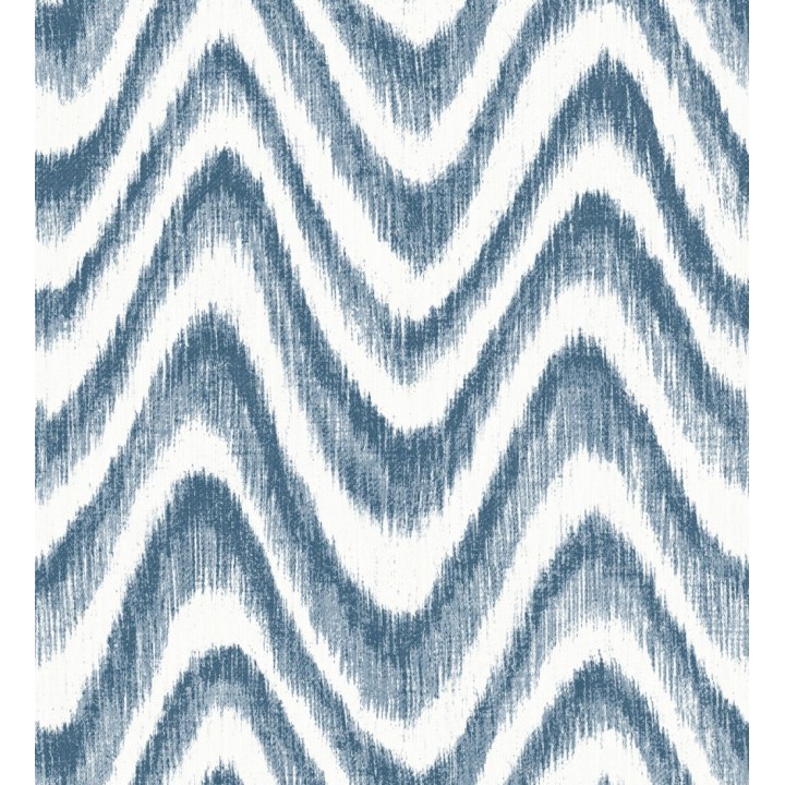 Papel pintado de ondas con degradados azul tropical - Aloha 679526