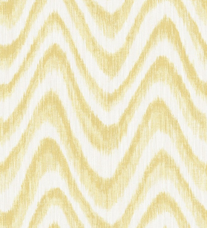 Papel pintado de ondas con degradados amarillo tropical - Aloha 679527