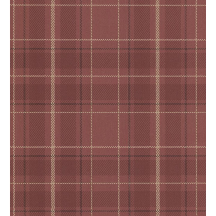 Papel pintado cuadros escoceses vintage - Edric 7395