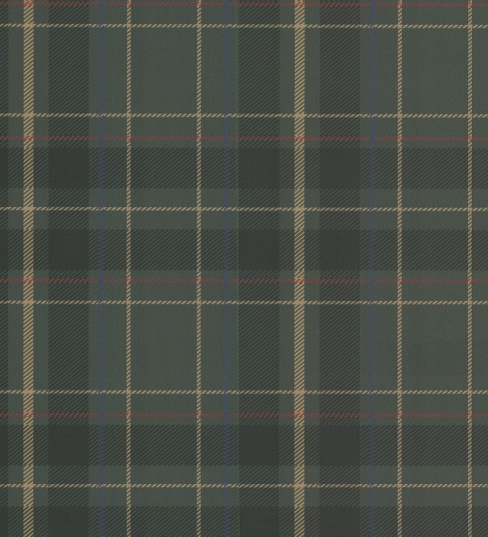 Papel pintado cuadros escoceses vintage - Edric 7396