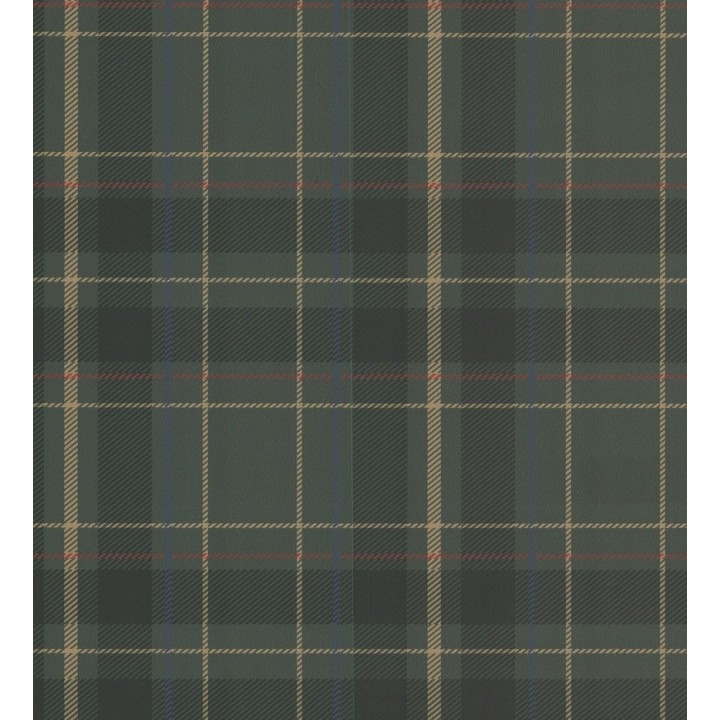 Papel pintado cuadros escoceses vintage - Edric 7396