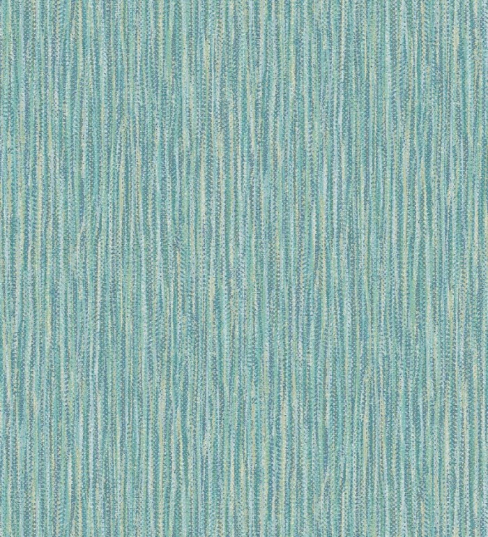 Papel pintado rayado con textura estilo tropical tonos turquesa - Belize 679538