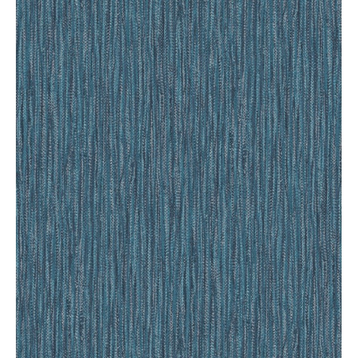 Papel pintado rayado con textura estilo tropical tonos azules - Belize 679541