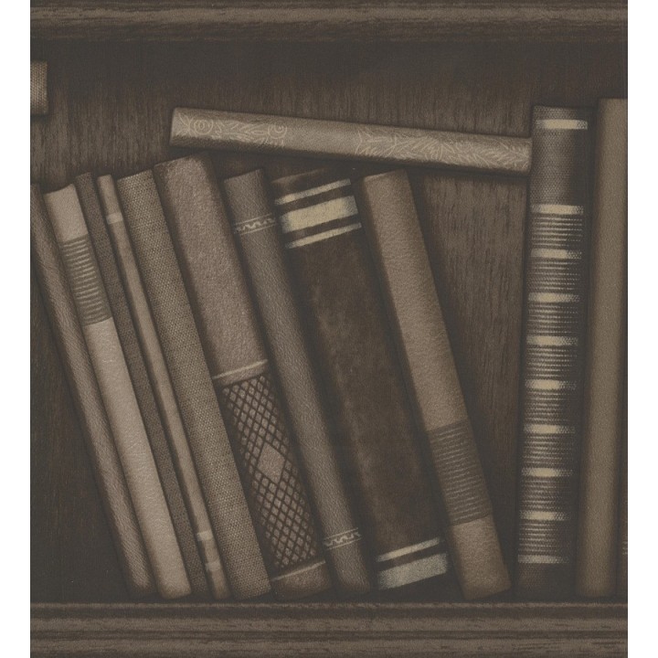 Papel pintado librería de libros antiguos vintage - Library 7399