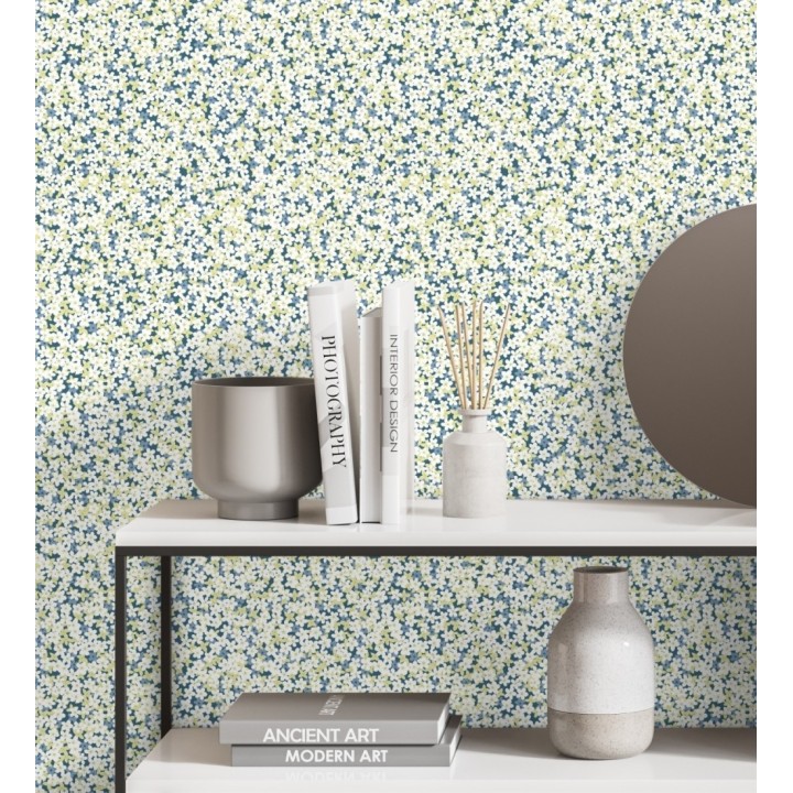 Papel pintado florecitas pequeñas estilo nórdico - Summer Flowers 679563