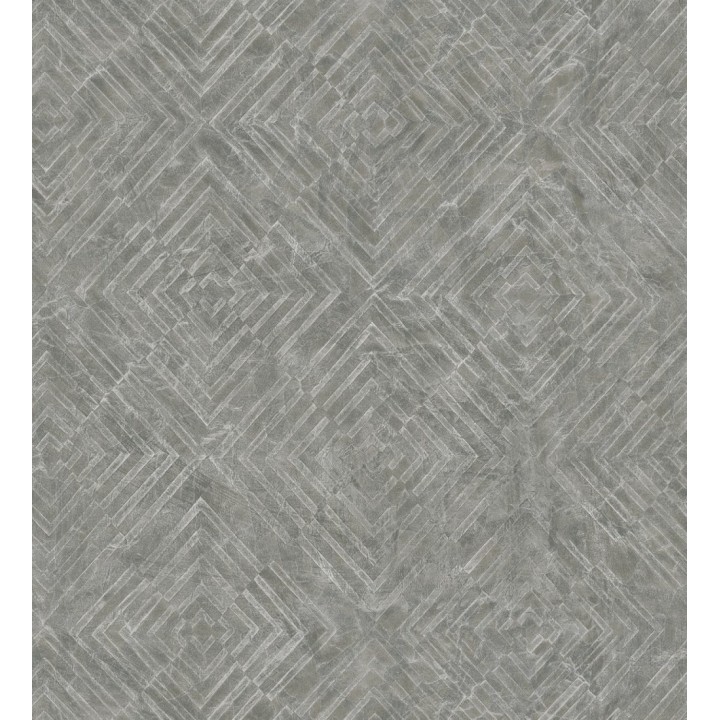 Papel pintado geométrico efecto metálico - Naxos 679586