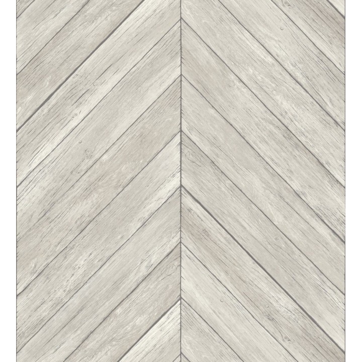 Papel pintado listones de madera formando espigas - Porto Mendes 679588