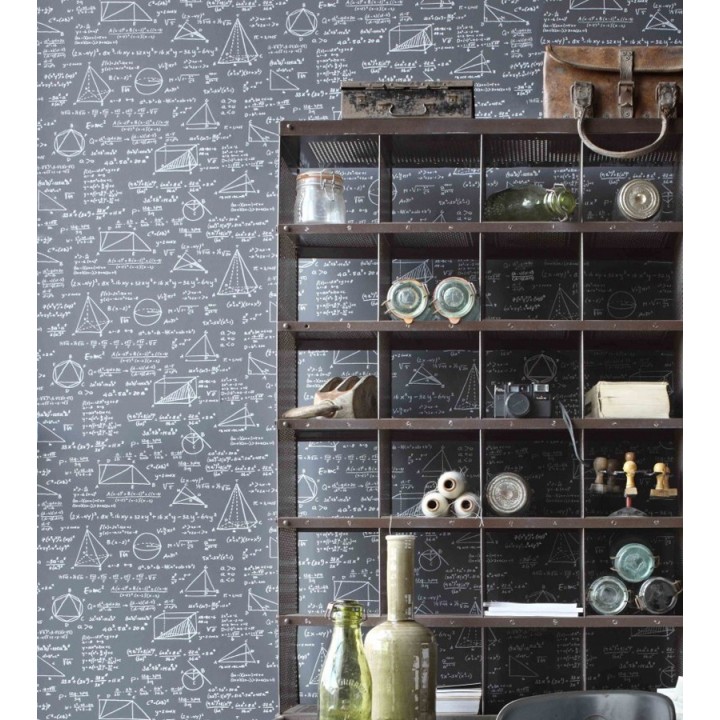 Papel pintado pizarra ecuaciones matemáticas - Tahoma 8344