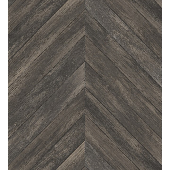 Papel pintado listones de madera formando espigas - Porto Mendes 679591