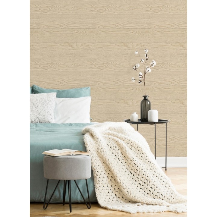 Papel pintado madera horizontal con vetas en relieve - Porto Ancora 679609