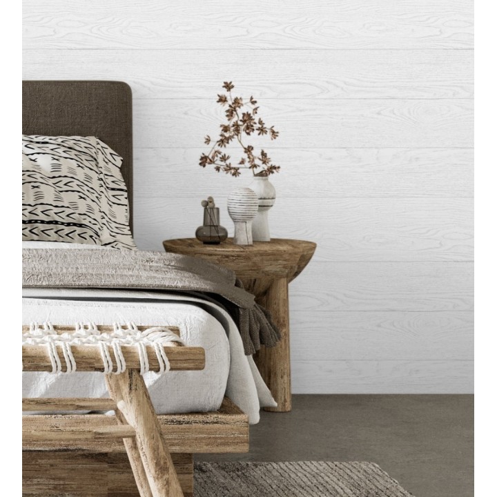 Papel pintado madera horizontal con vetas en relieve - Porto Ancora 679611