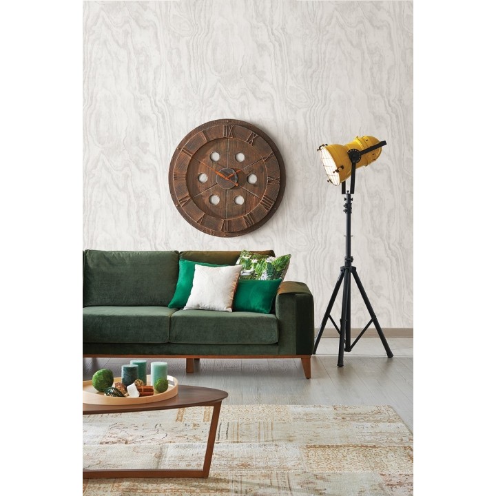 Papel pintado vetas de madera blanca - Country Wood 679619