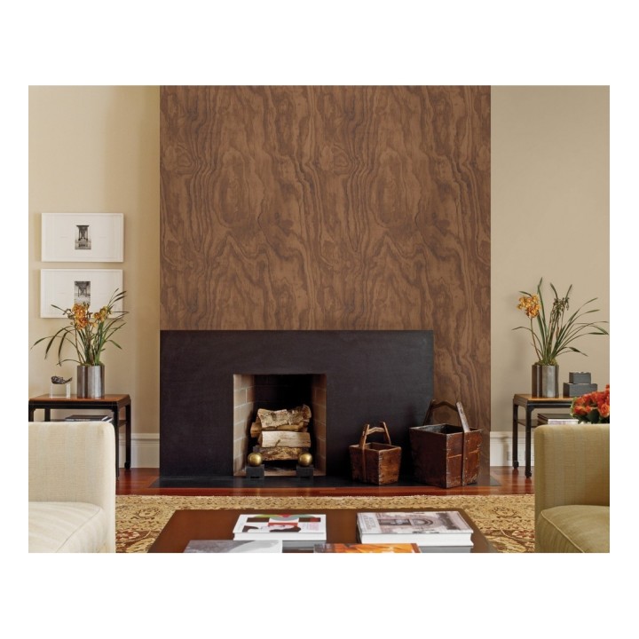 Papel pintado vetas de madera castaño claro - Country Wood 679620