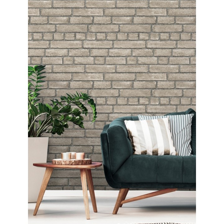Papel pintado de ladrillos textura piedra  - Dallas 679632