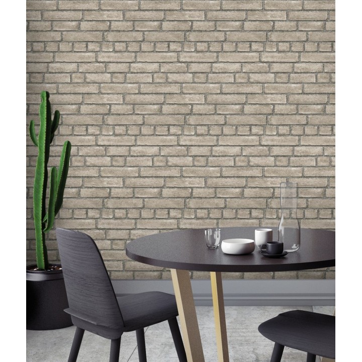 Papel pintado de ladrillos textura piedra  - Dallas 679632