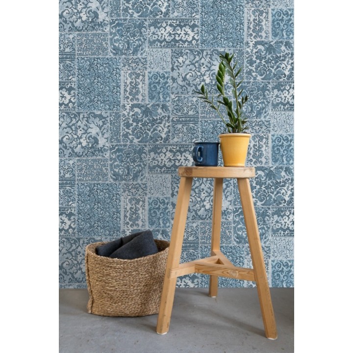 Papel pintado entelado árabe estilo boho - Camden Hall 679639