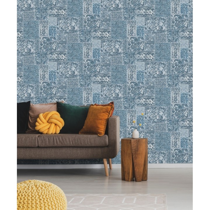 Papel pintado entelado árabe estilo boho - Camden Hall 679639