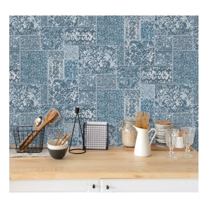 Papel pintado entelado árabe estilo boho - Camden Hall 679639