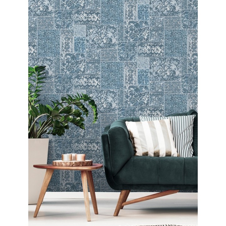 Papel pintado entelado árabe estilo boho - Camden Hall 679639
