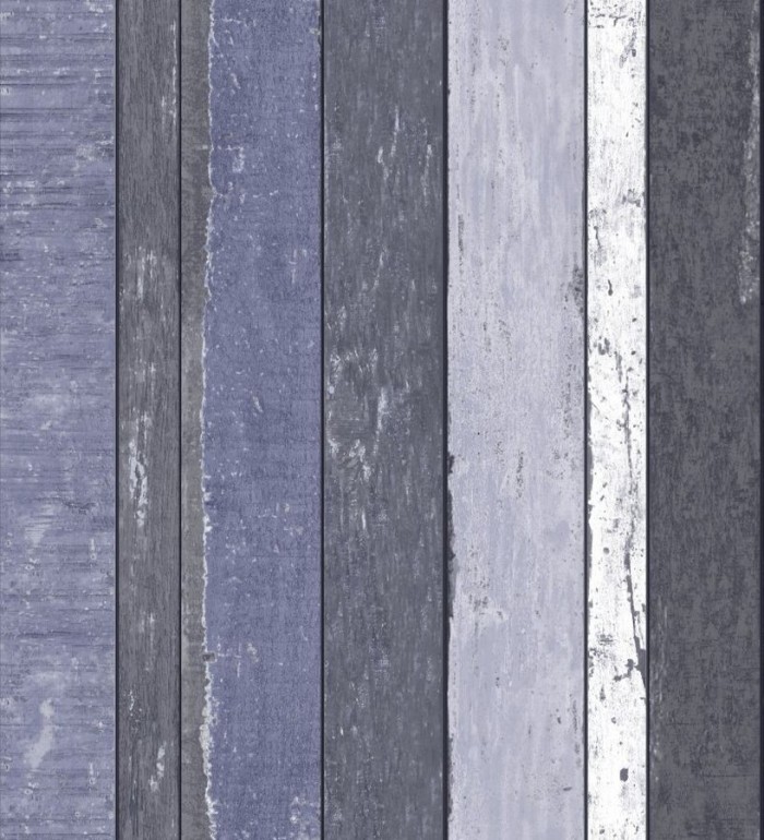 Papel pintado listones de madera multicolor estilo tropical - Gandario 8392