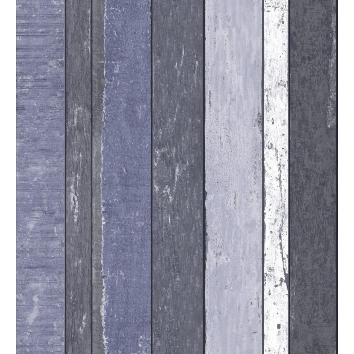 Papel pintado listones de madera multicolor estilo tropical - Gandario 8392