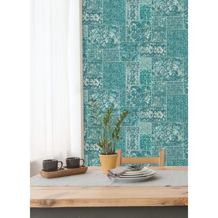 Papel pintado entelado árabe estilo boho - Camden Hall 679640