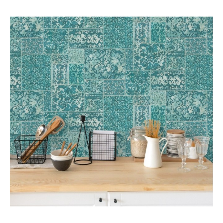 Papel pintado entelado árabe estilo boho - Camden Hall 679640