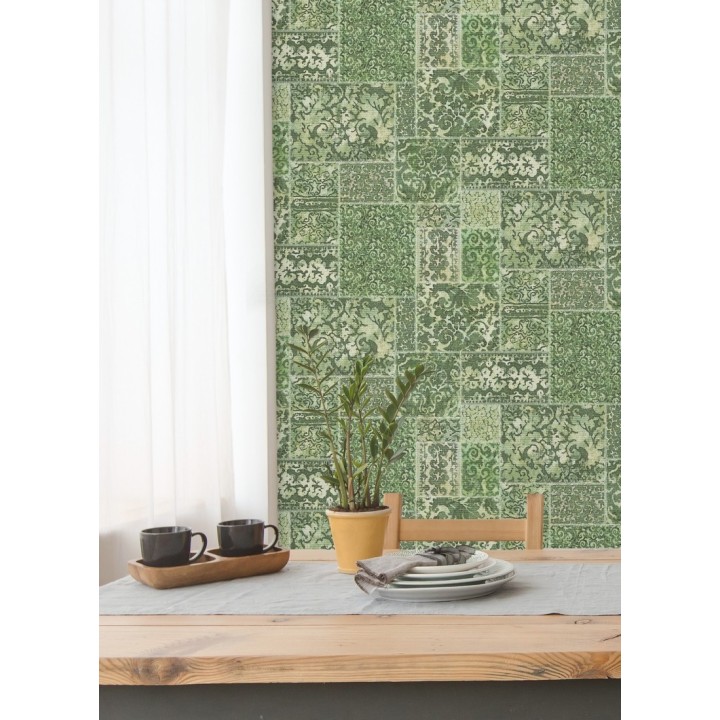 Papel pintado entelado árabe estilo boho - Camden Hall 679641