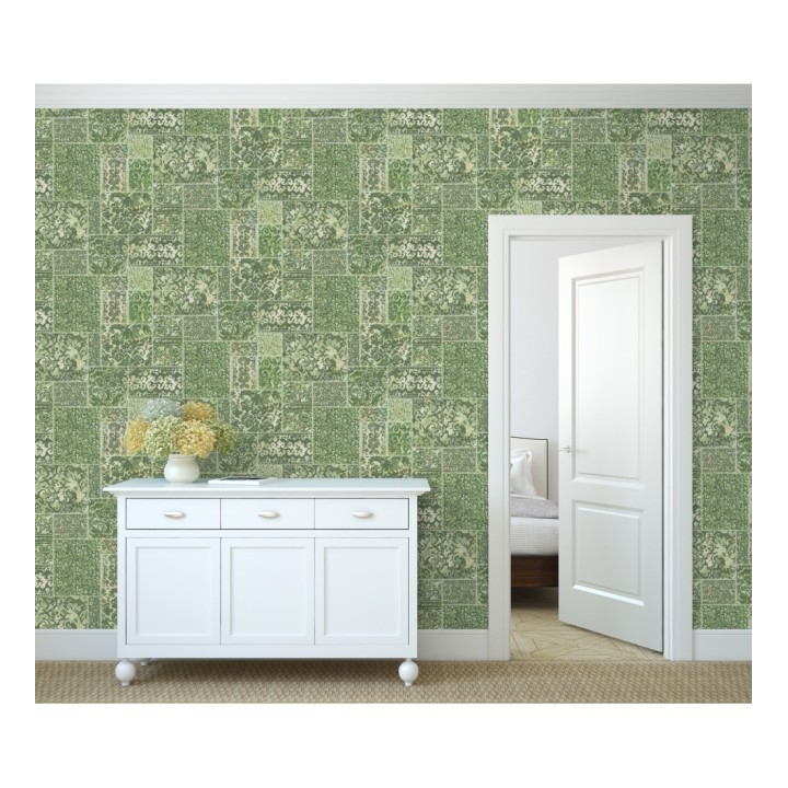 Papel pintado entelado árabe estilo boho - Camden Hall 679641