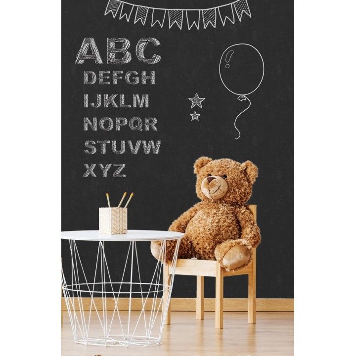 Papel pintado pizarra natural para escribir encima con tizas - Blackboard 679647