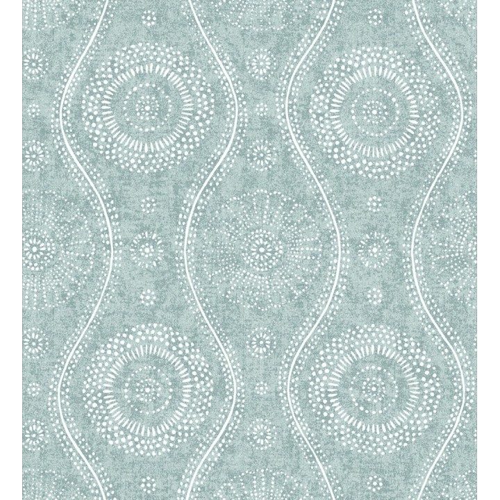 Papel pintado retro estilo hindú - Retro Blomst 679651