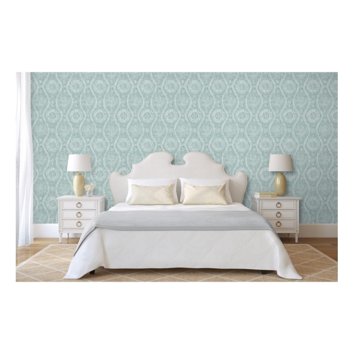 Papel pintado retro estilo hindú - Retro Blomst 679651