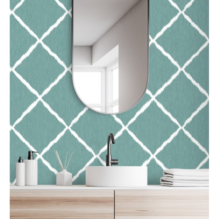 Papel pintado de rombos difuminados  - Norden House 679652