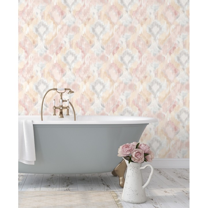 Papel pintado geométrico de acuarela - Bombay Boho 679653