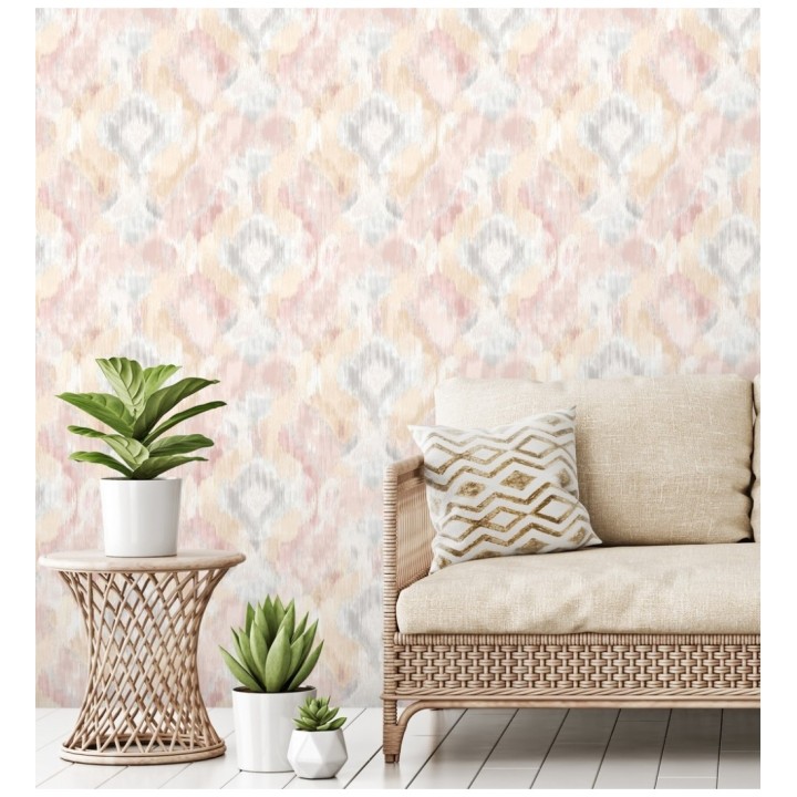 Papel pintado geométrico de acuarela - Bombay Boho 679653