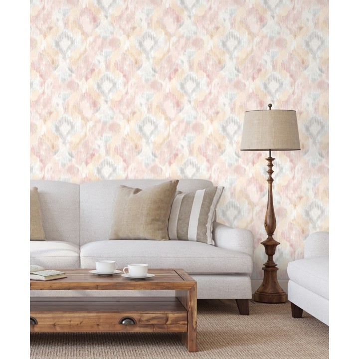 Papel pintado geométrico de acuarela - Bombay Boho 679653