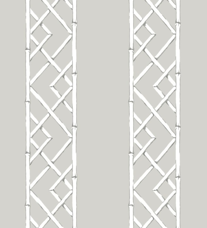 Papel pintado rayas de celosía de bambú - Henrik Palace 679656