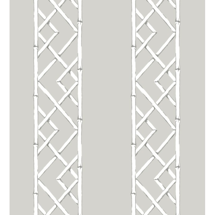 Papel pintado rayas de celosía de bambú - Henrik Palace 679656