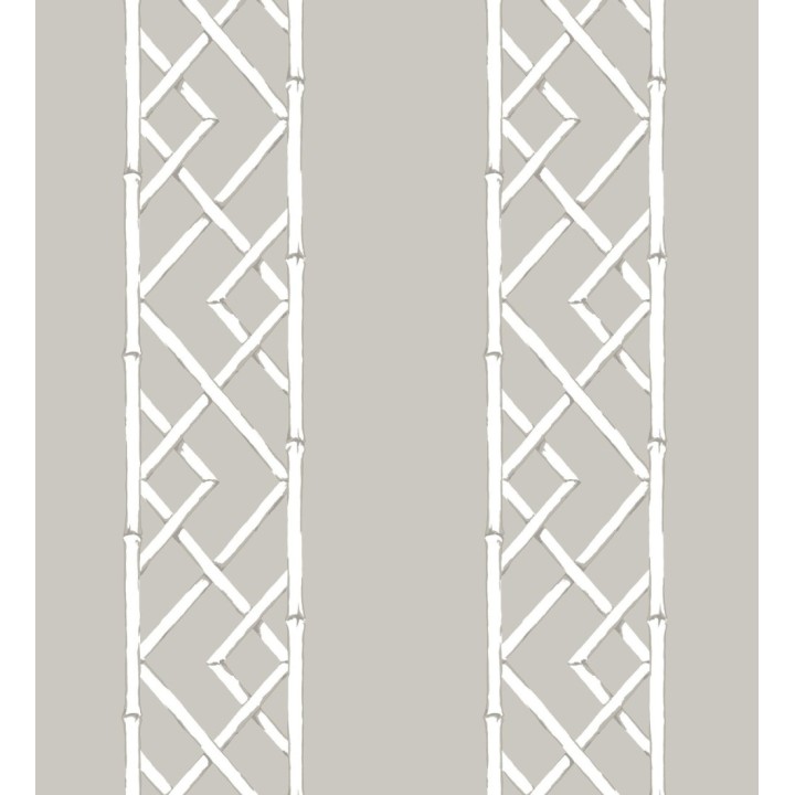 Papel pintado rayas de celosía de bambú - Henrik Palace 679657