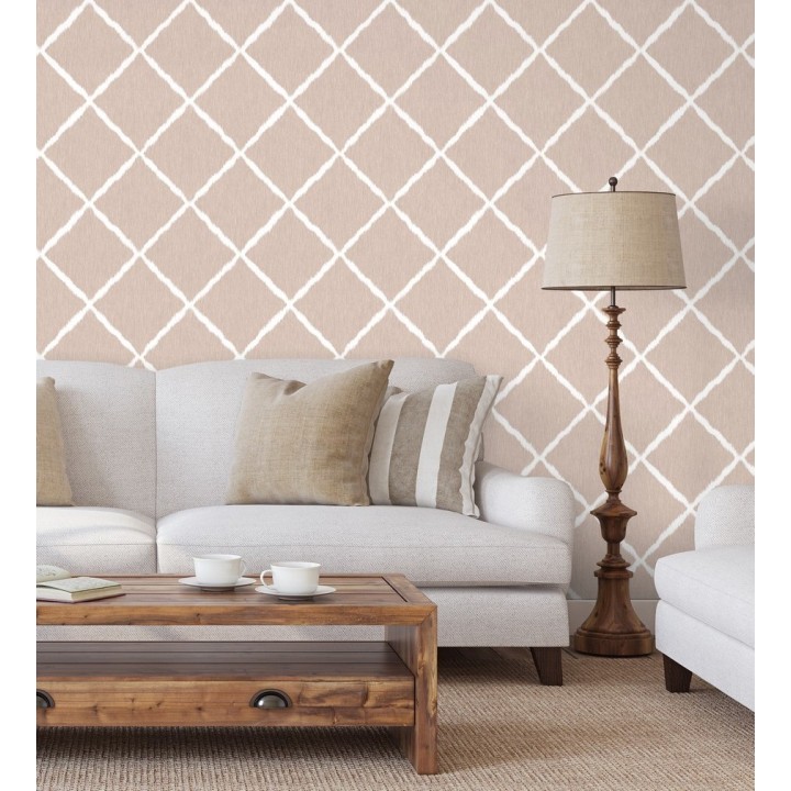 Papel pintado de rombos difuminados  - Norden House 679659