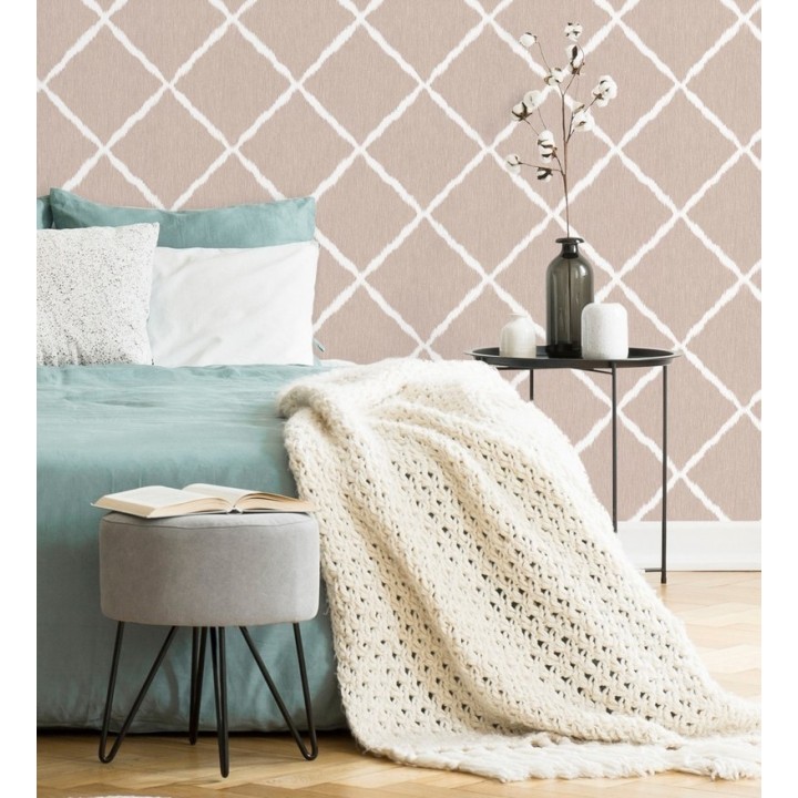 Papel pintado de rombos difuminados  - Norden House 679659